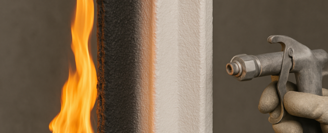 Untreated surface vs fire-resistant coatings