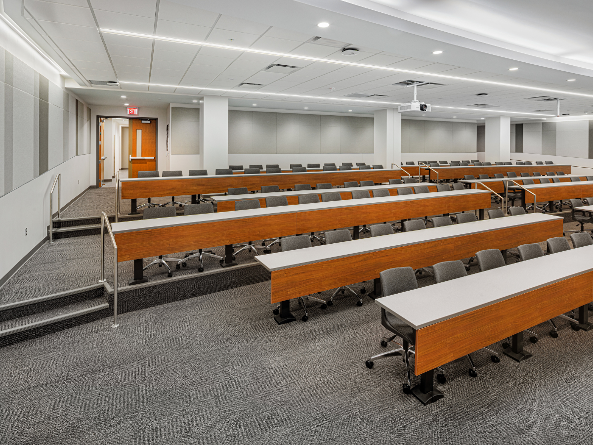 Choosing the Right Coatings for Educational Campuses - UGA classroom