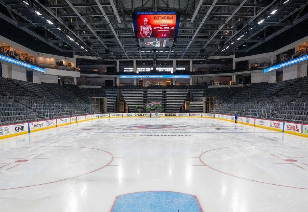 Akins Ford Arena (4) Durable and aesthetic floor solution