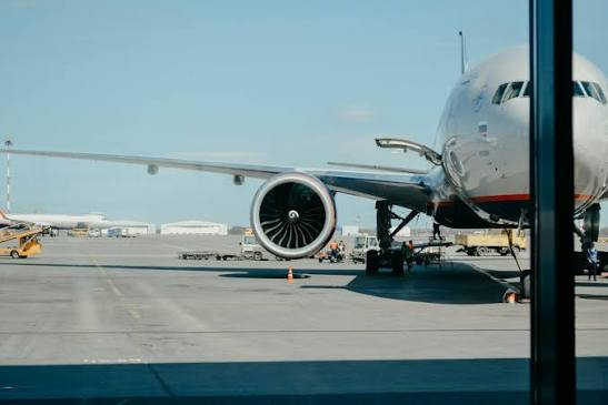 Aircraft maintenance facility freshly painted by professionals