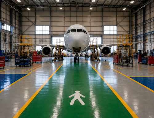How Color-Coded Coatings Improve Organization and Safety in Aviation Maintenance Facilities